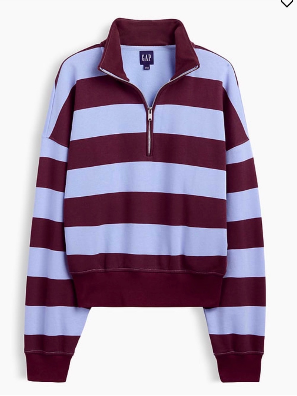 GAP VintageSoft Oversized Half-Zip Wedge Pullover NEW